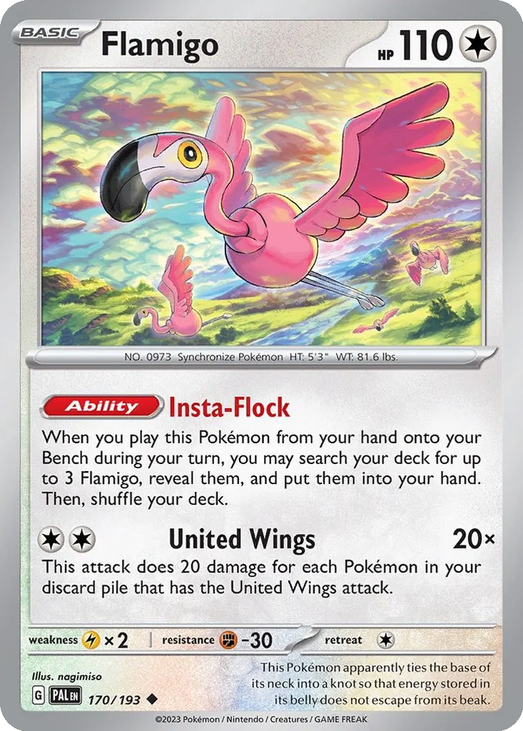 Flamigo 170/193 Paldea Evolved (Normal)