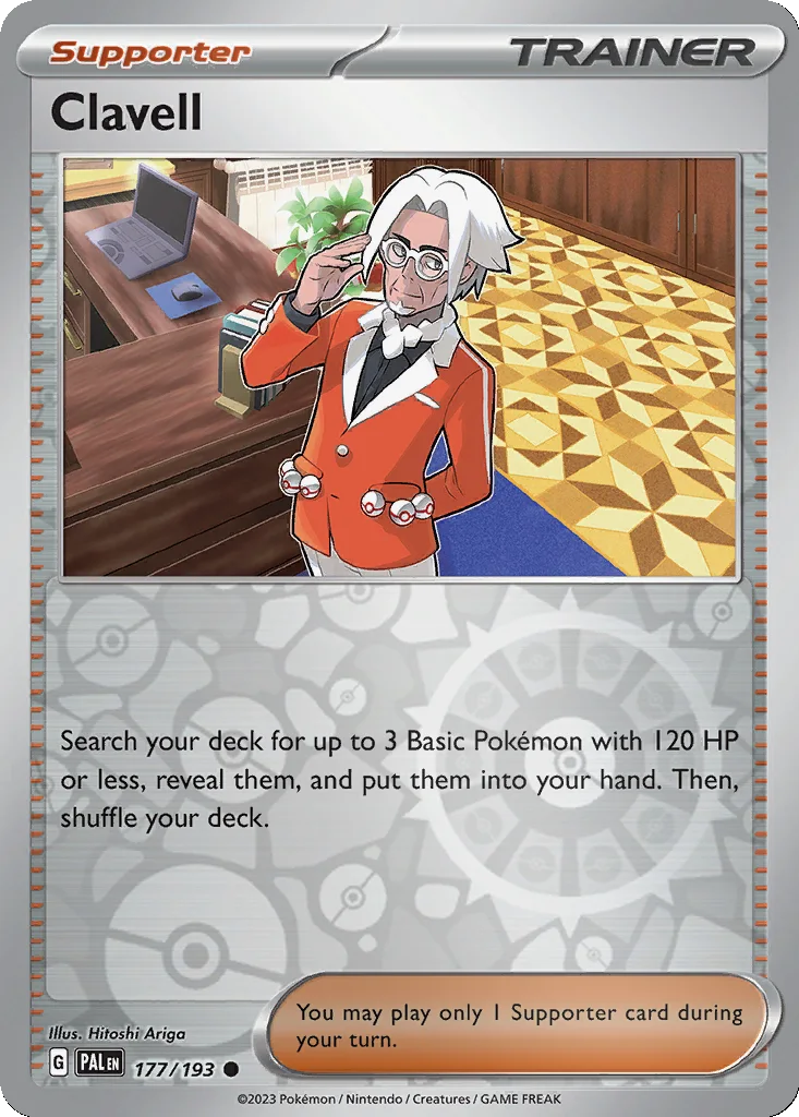 Clavell 177/193 Paldea Evolved (Reverse holo)