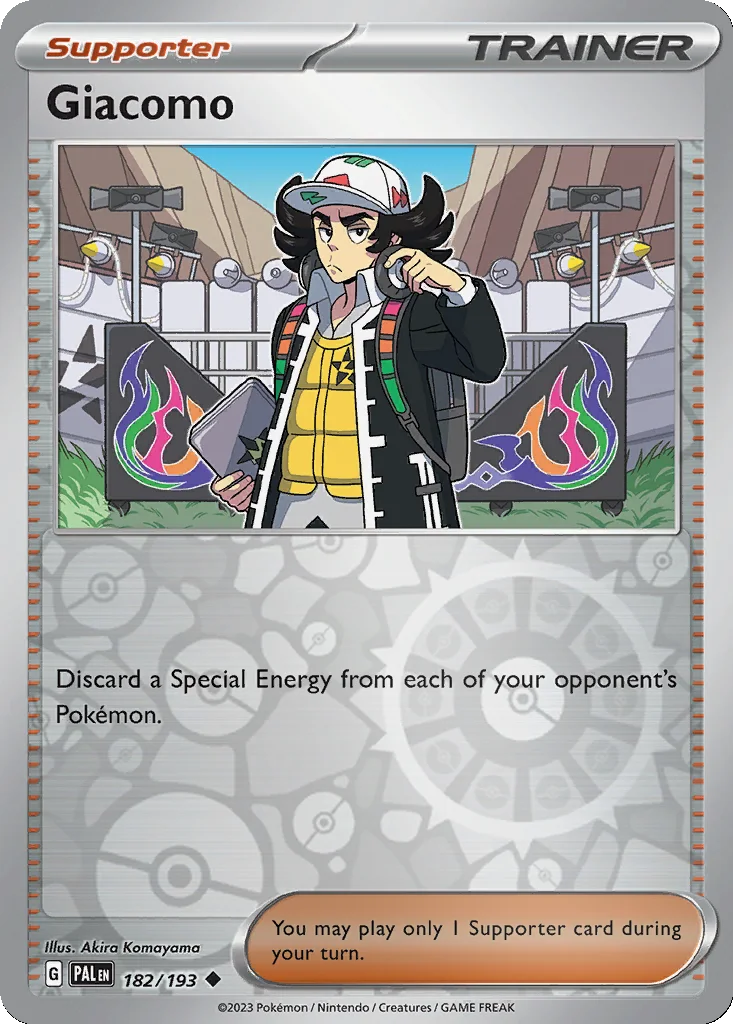 Giacomo 182/193 Paldea Evolved (Reverse holo)