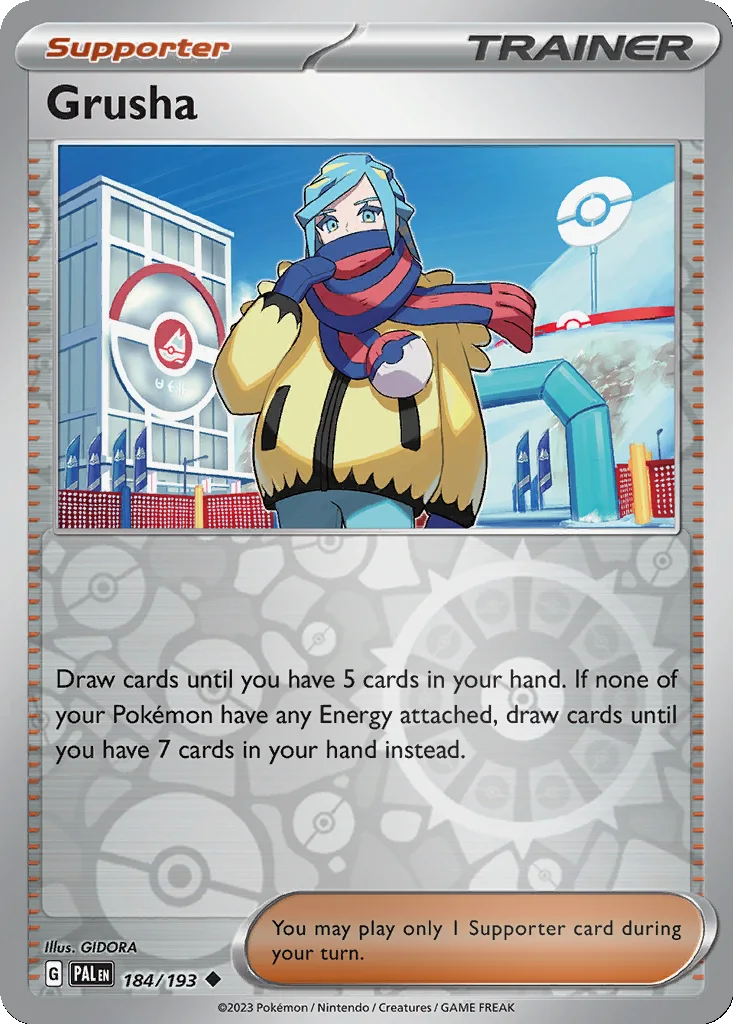 Grusha 184/193 Paldea Evolved (Reverse holo)