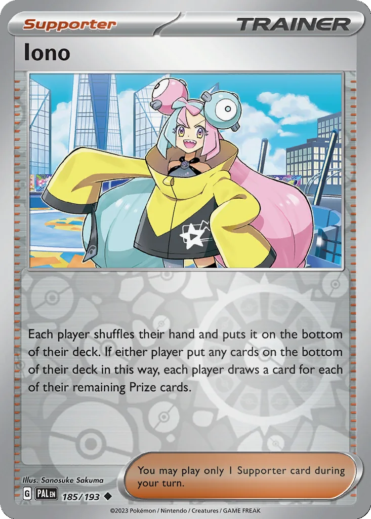 Iono 185/193 Paldea Evolved (Reverse holo)