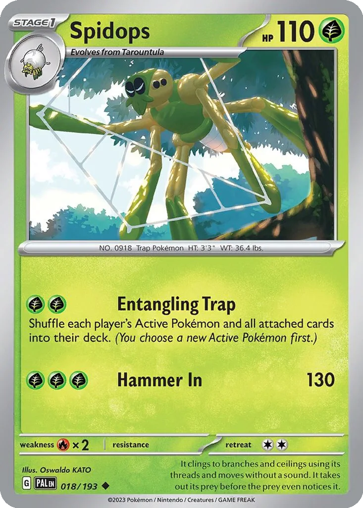 Spidops 018/193 Paldea Evolved (Normal)
