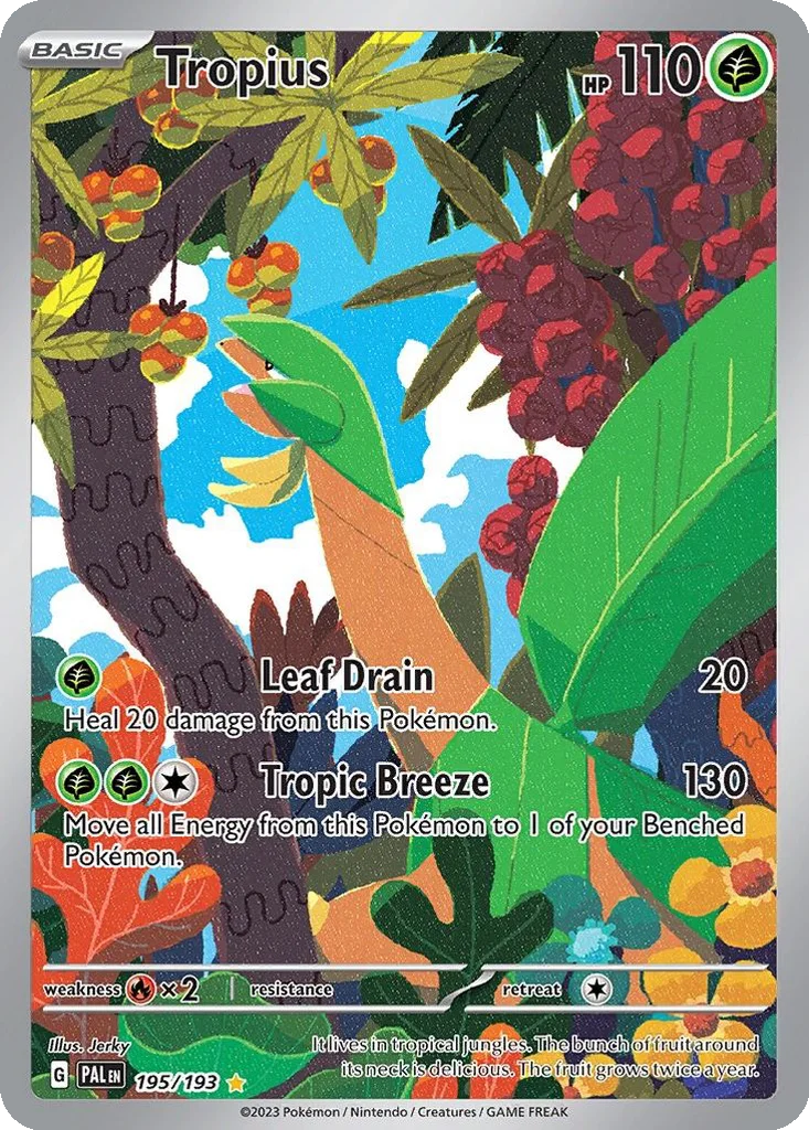 Tropius 195/193 Paldea Evolved (Holo)