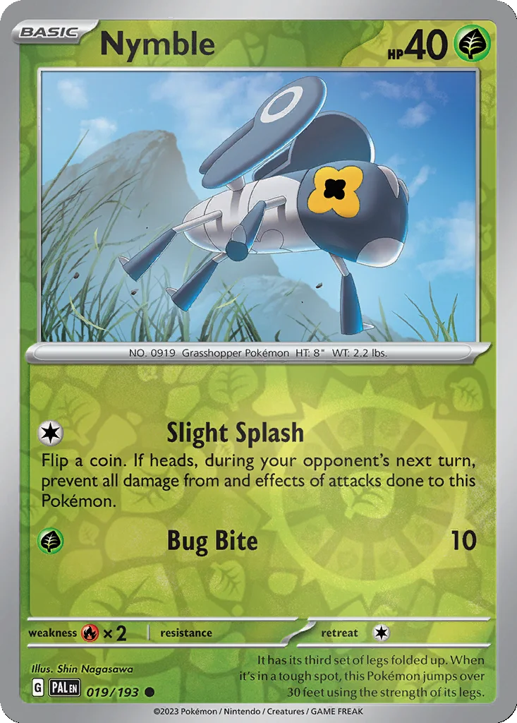 Nymble 019/193 Paldea Evolved (Reverse holo)