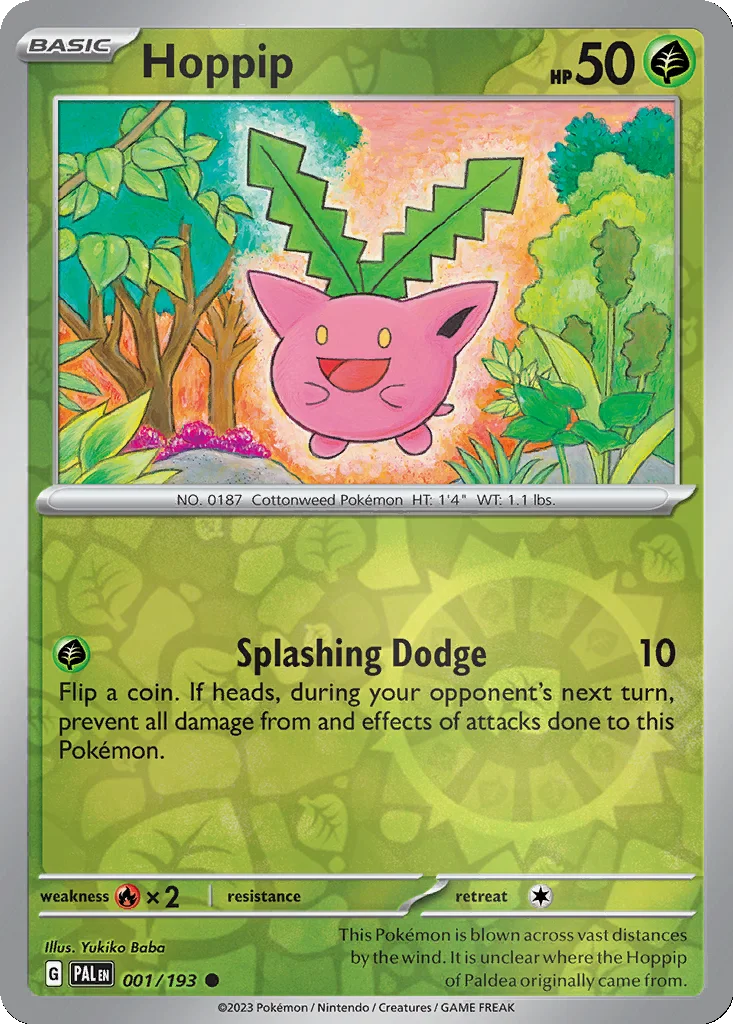 Hoppip 001/193 Paldea Evolved (Reverse holo)