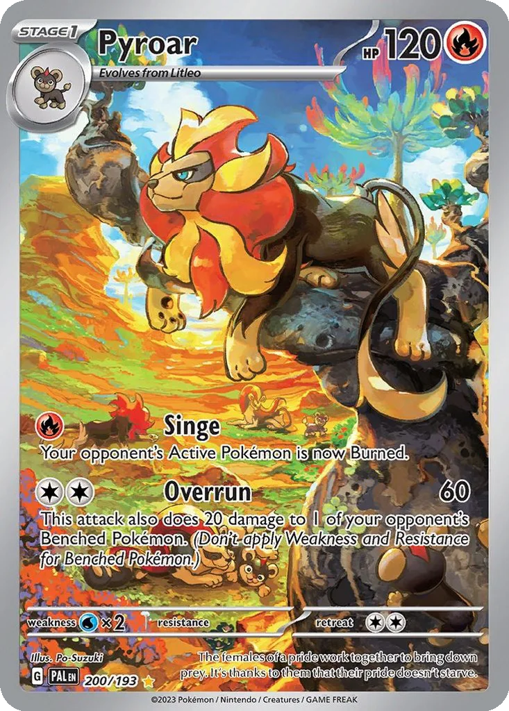 Pyroar 200/193 Paldea Evolved (Holo)