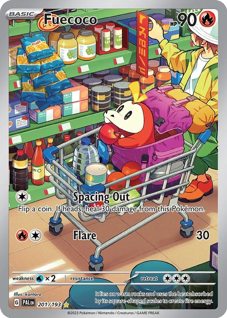 Fuecoco 201/193 Paldea Evolved (Holo)