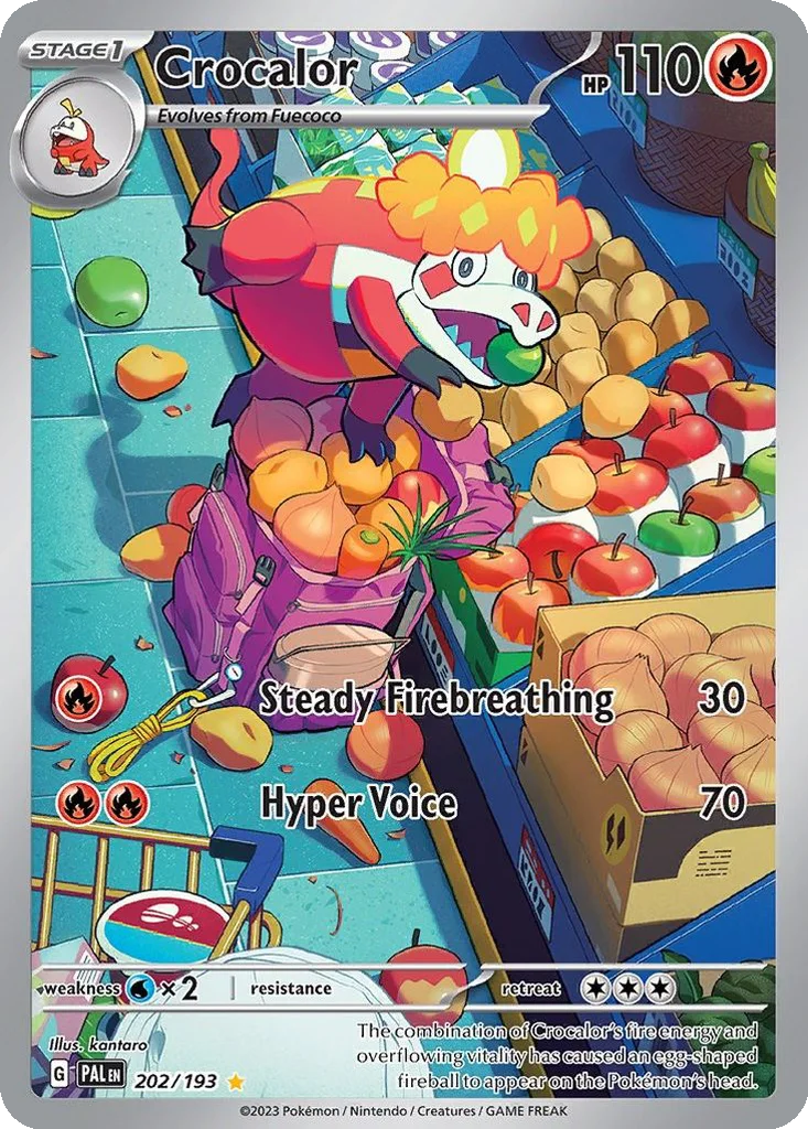 Crocalor 202/193 Paldea Evolved (Holo)