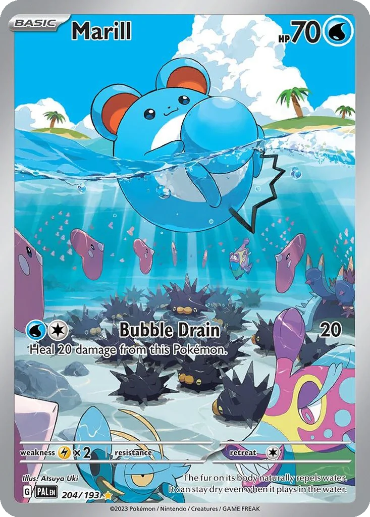 Marill 204/193 Paldea Evolved (Holo)