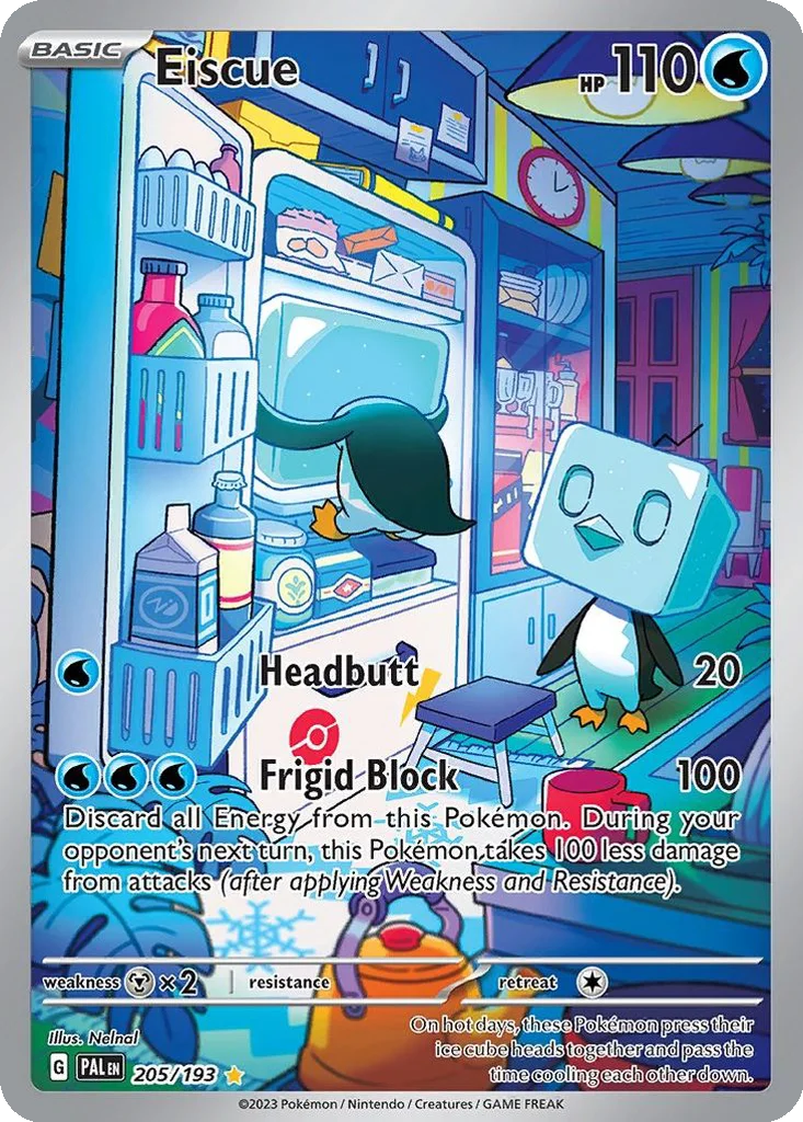 Eiscue 205/193 Paldea Evolved (Holo)