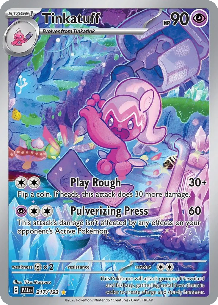 Tinkatuff 217/193 Paldea Evolved (Holo)
