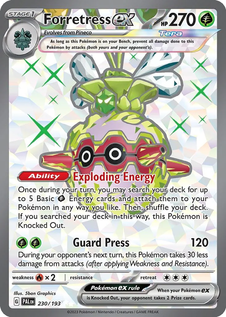 Forretress ex 230/193 Paldea Evolved (Holo)