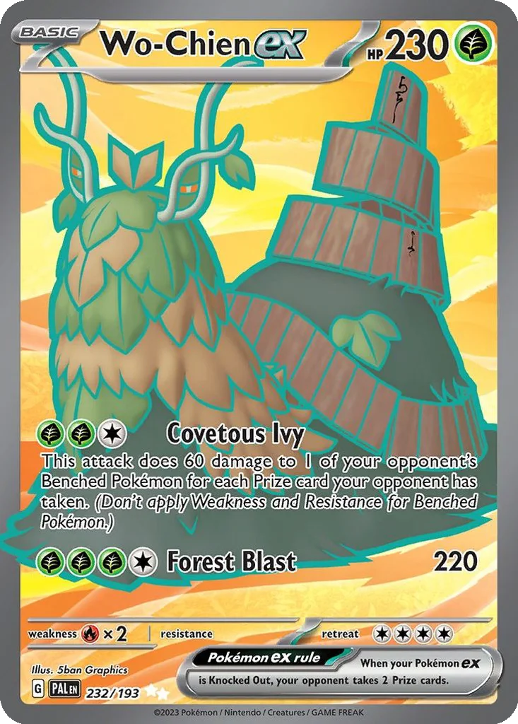 Wo-Chien ex 232/193 Paldea Evolved (Holo)