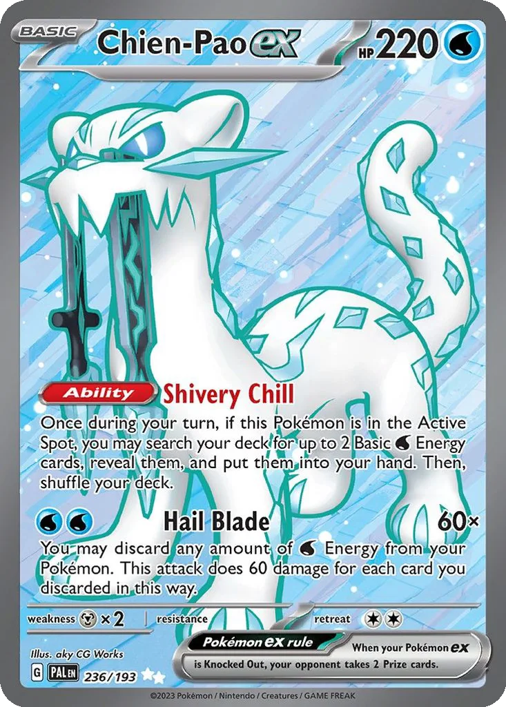 Chien-Pao ex 236/193 Paldea Evolved (Holo)