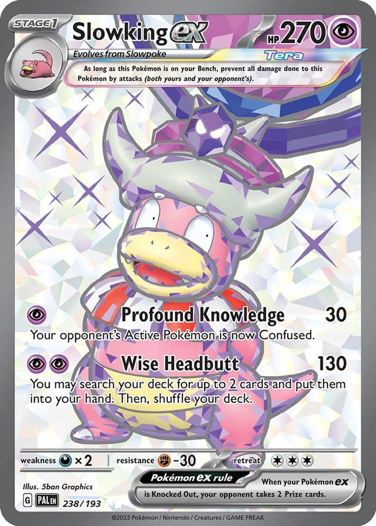 Slowking ex 238/193 Paldea Evolved (Holo)
