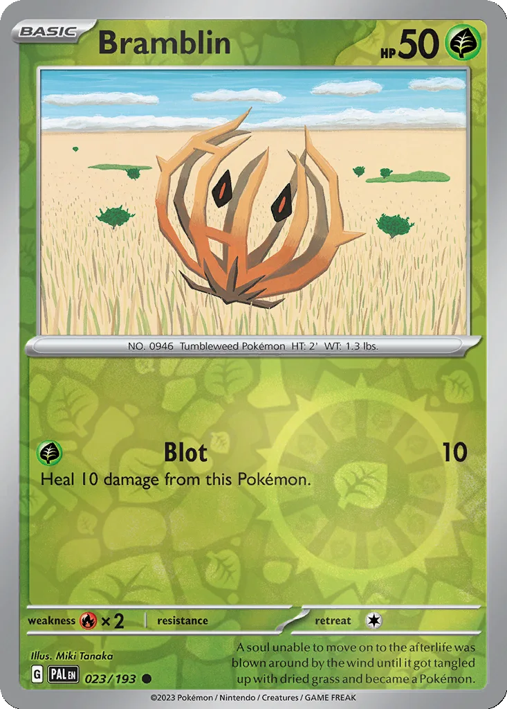 Bramblin 023/193 Paldea Evolved (Reverse holo)
