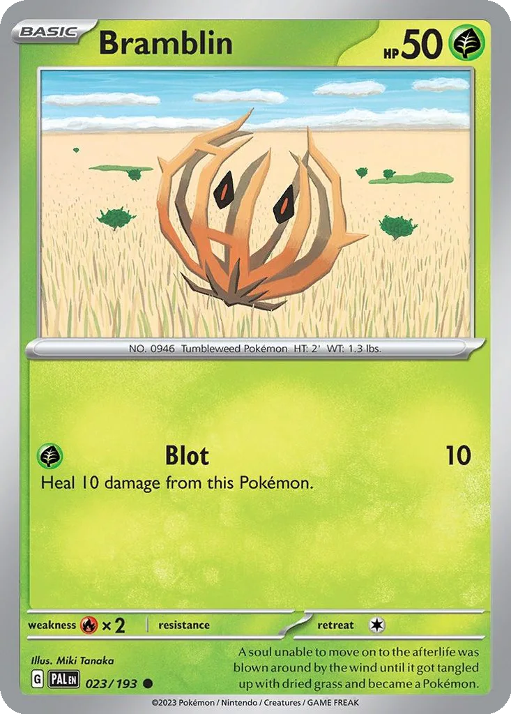 Bramblin 023/193 Paldea Evolved (Normal)