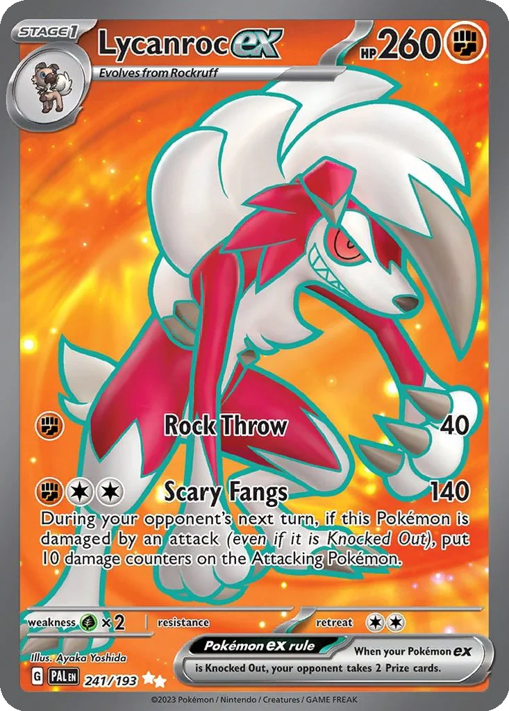 Lycanroc ex 241/193 Paldea Evolved (Holo)
