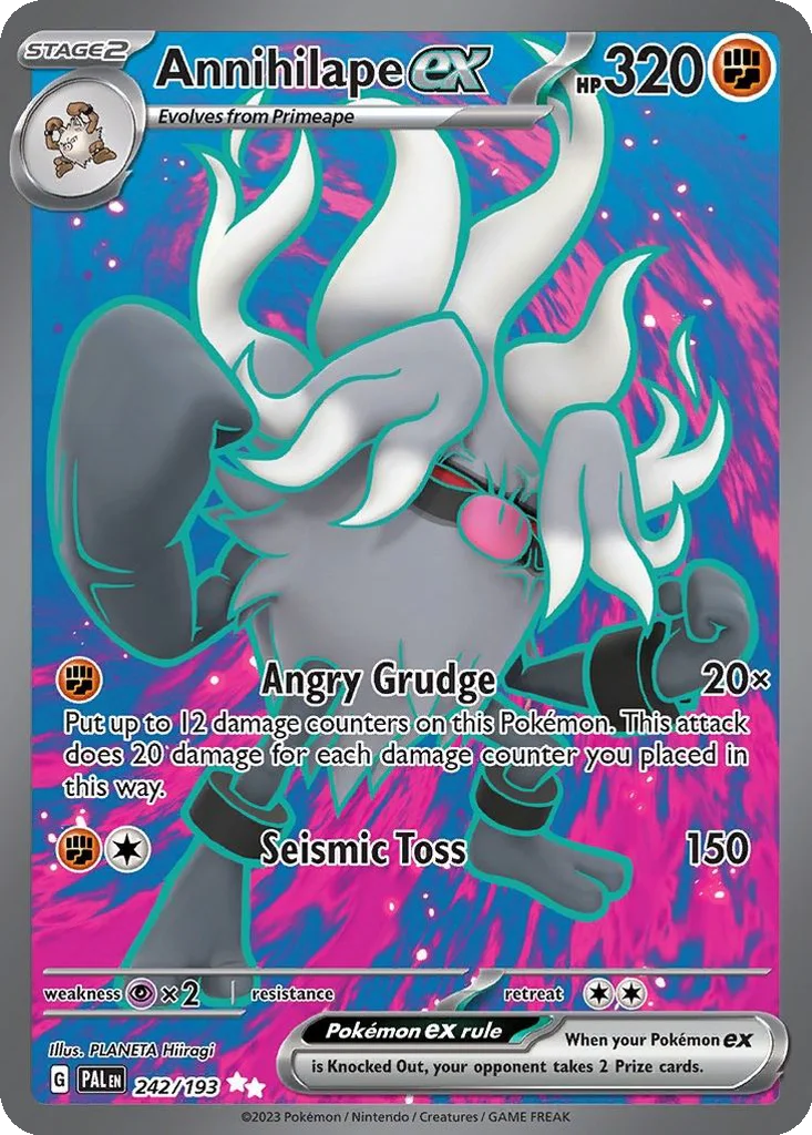 Annihilape ex 242/193 Paldea Evolved (Holo)
