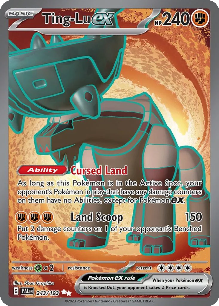 Ting-Lu ex 243/193 Paldea Evolved (Holo)