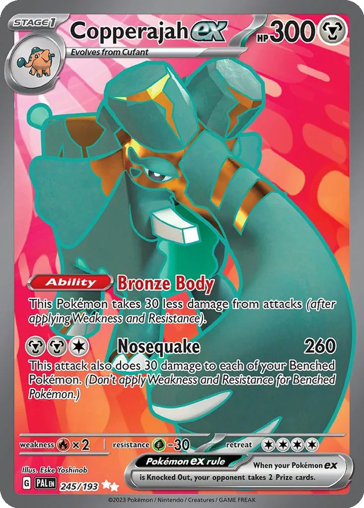 Copperajah ex 245/193 Paldea Evolved (Holo)