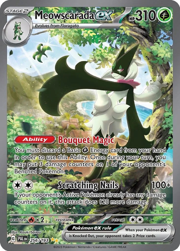 Meowscarada ex 256/193 Paldea Evolved (Holo)