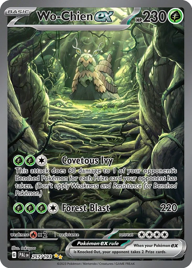 Wo-Chien ex 257/193 Paldea Evolved (Holo)