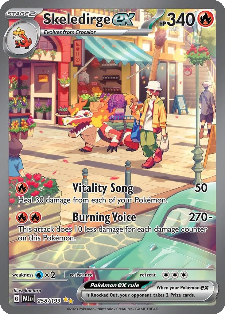 Skeledirge ex 258/193 Paldea Evolved (Holo)