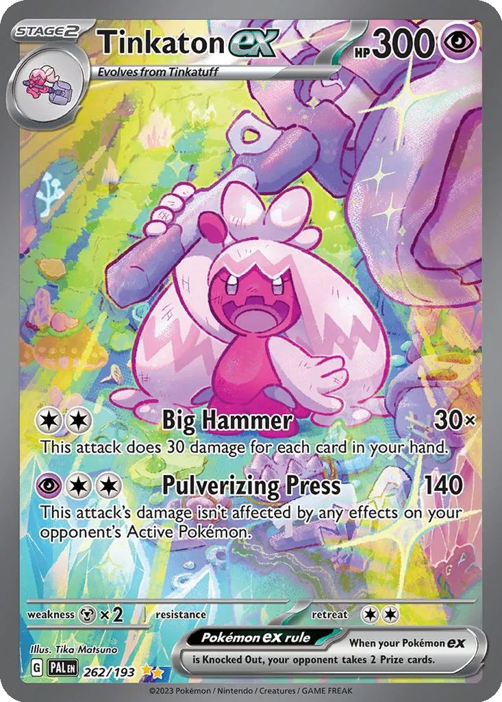 Tinkaton ex 262/193 Paldea Evolved (Holo)