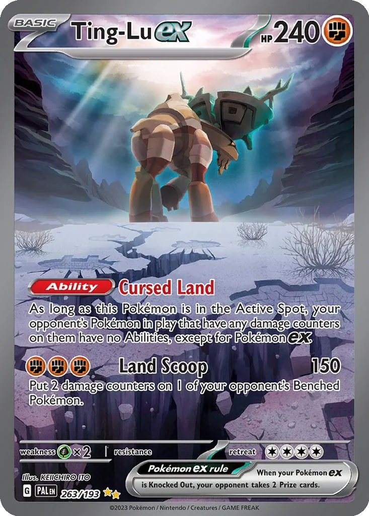 Ting-Lu ex 263/193 Paldea Evolved (Holo)