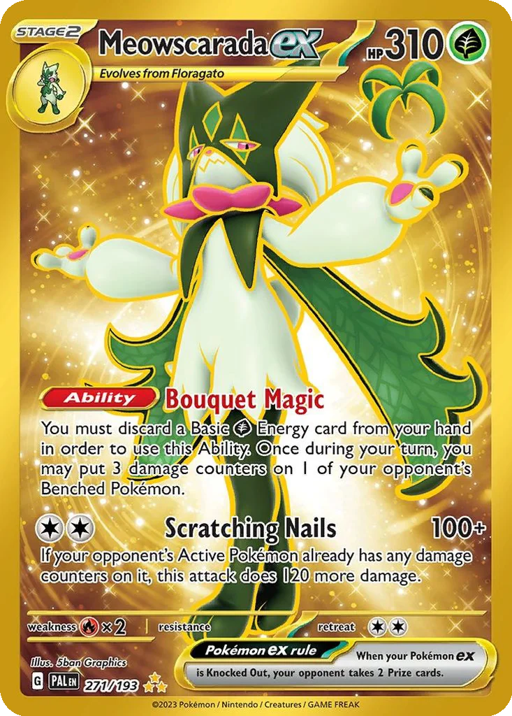 Meowscarada ex 271/193 Paldea Evolved (Holo)