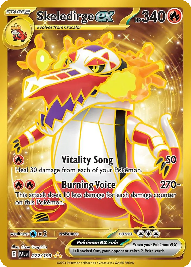 Skeledirge ex 272/193 Paldea Evolved (Holo)