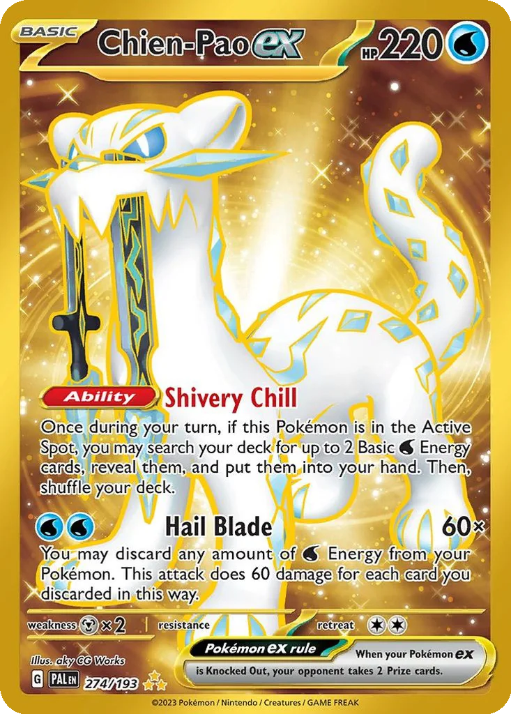 Chien-Pao ex 274/193 Paldea Evolved (Holo)