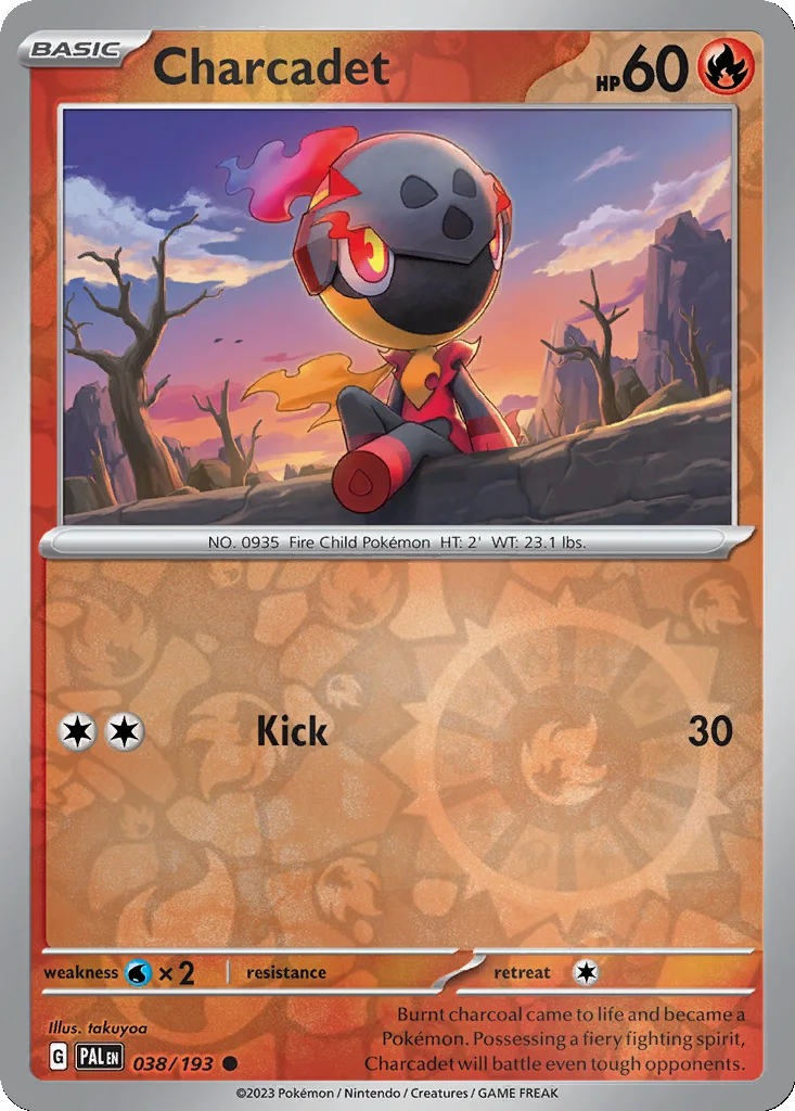 Charcadet 038/193 Paldea Evolved (Reverse holo)