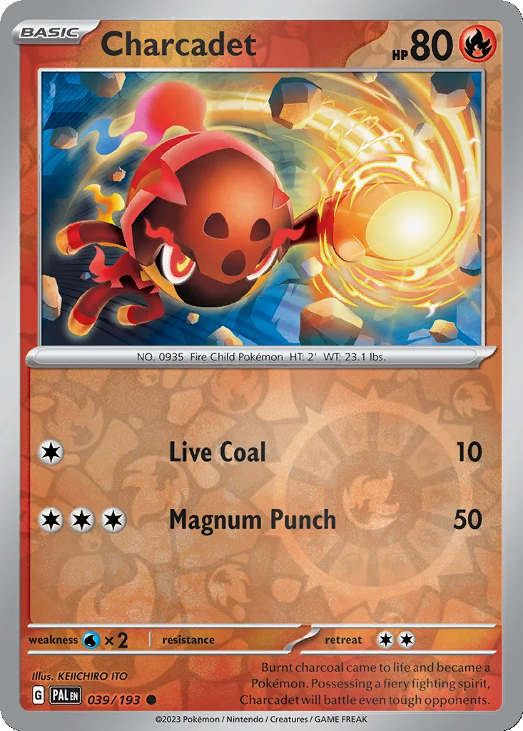 Charcadet 039/193 Paldea Evolved (Reverse holo)