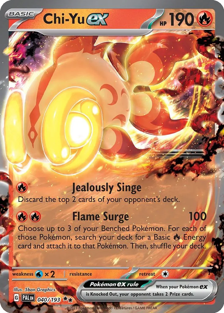 Chi-Yu ex 040/193 Paldea Evolved (Holo)