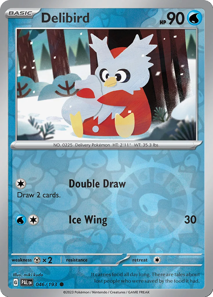 Delibird 046/193 Paldea Evolved (Reverse holo)