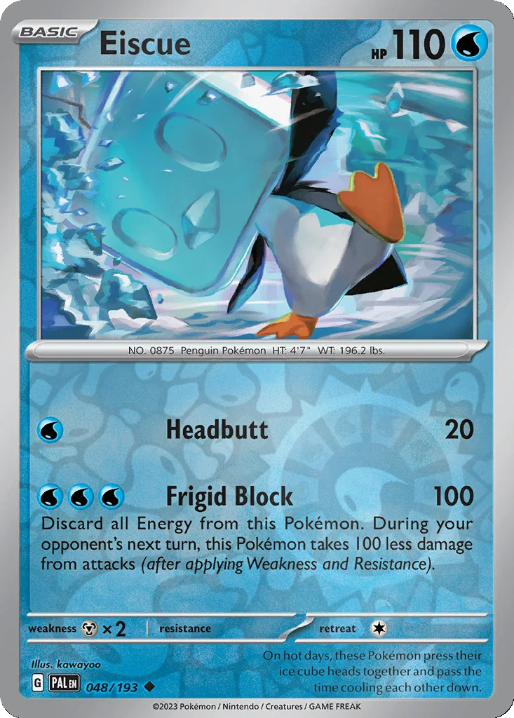 Eiscue 048/193 Paldea Evolved (Reverse holo)