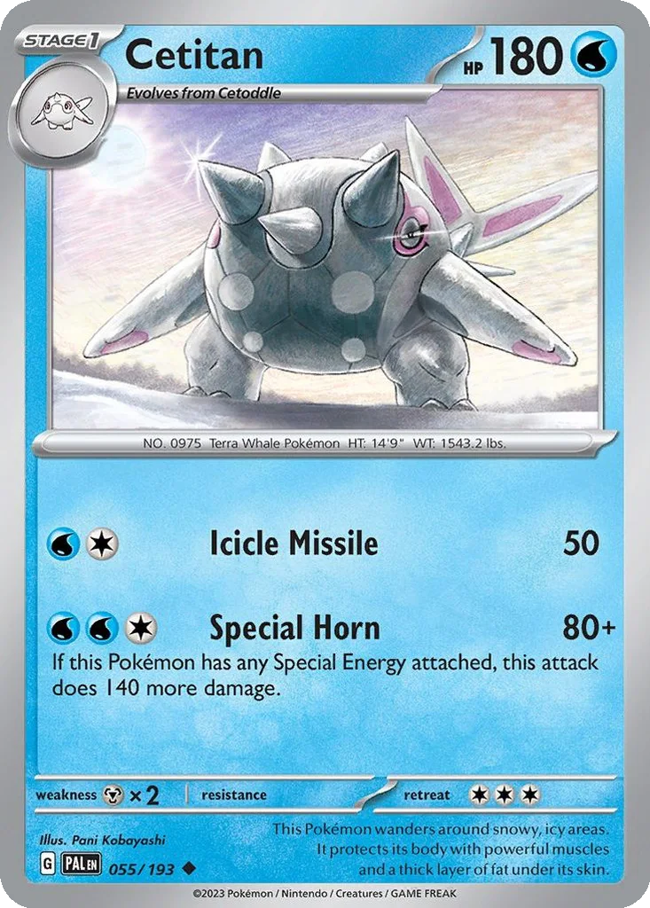 Cetitan 055/193 Paldea Evolved (Normal)