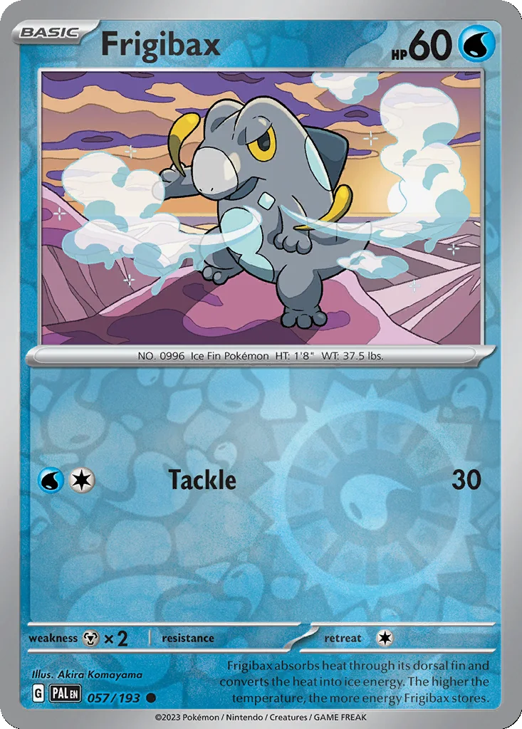 Frigibax 057/193 Paldea Evolved (Reverse holo)