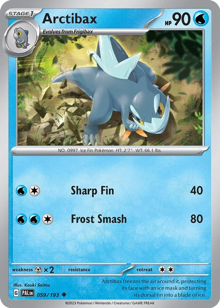 Arctibax 059/193 Paldea Evolved (Normal)
