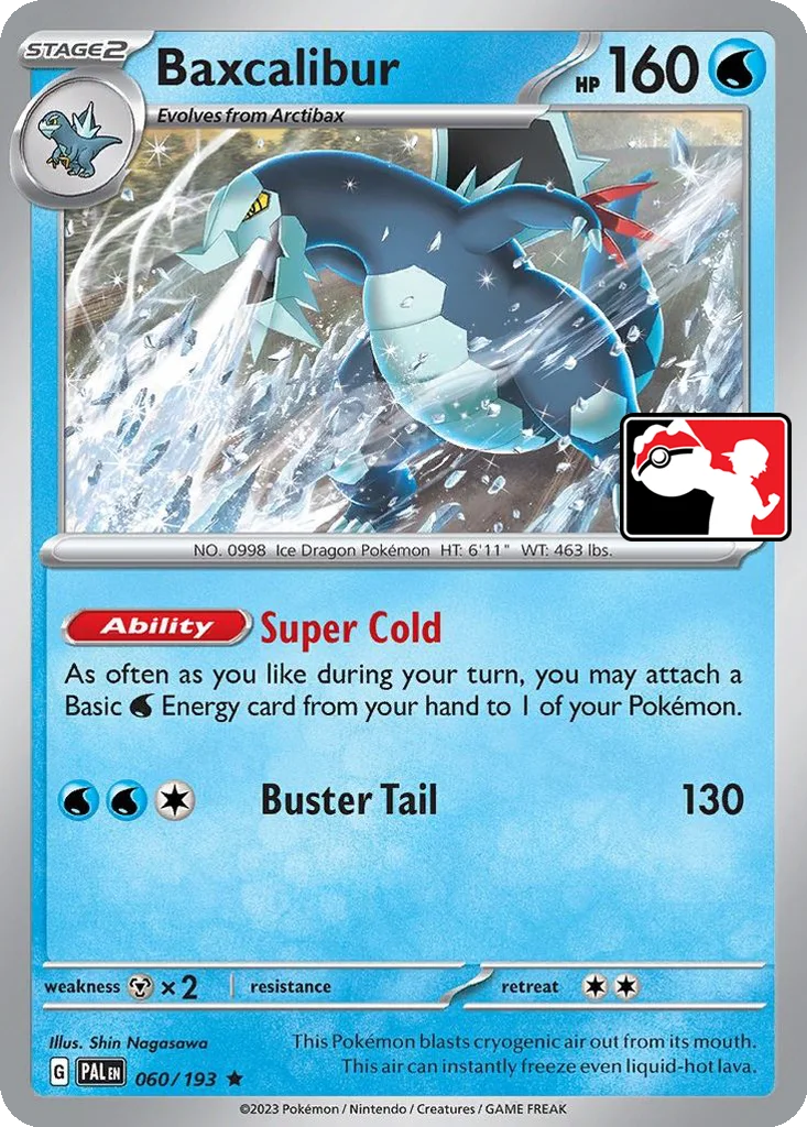 Baxcalibur 060/193 Paldea Evolved (Play! Pokémon)