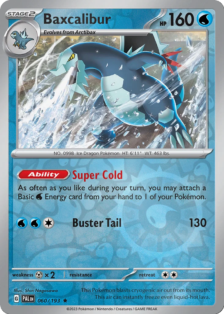 Baxcalibur 060/193 Paldea Evolved (Reverse holo)