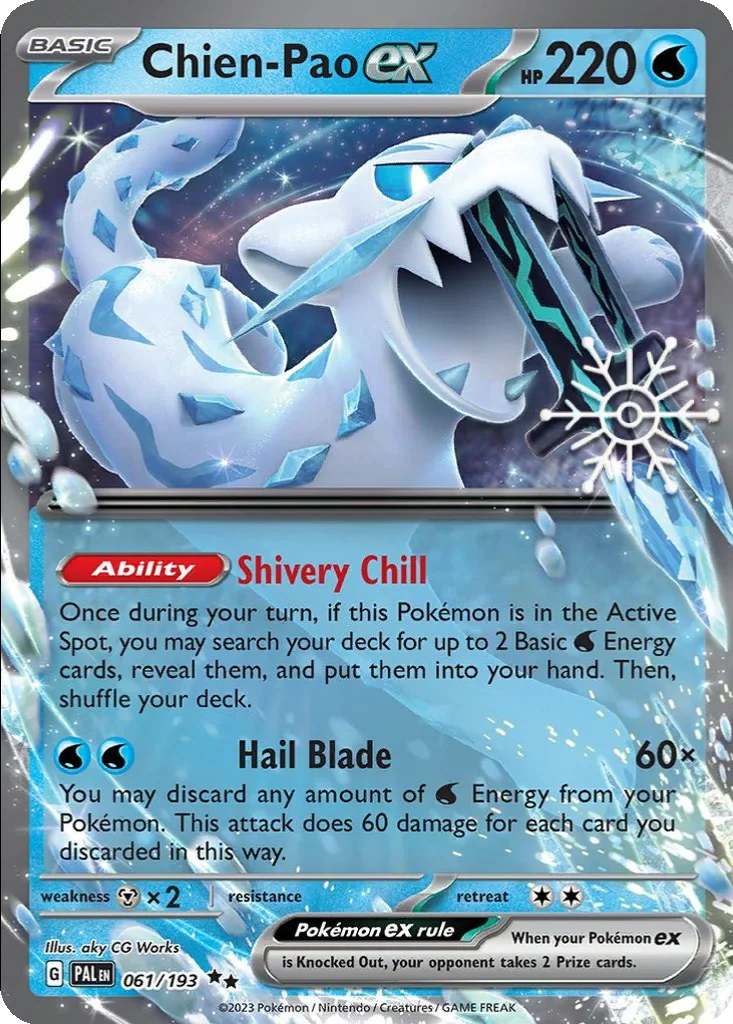 Chien-Pao ex 061/193 Paldea Evolved (Holiday Calendar 2024)