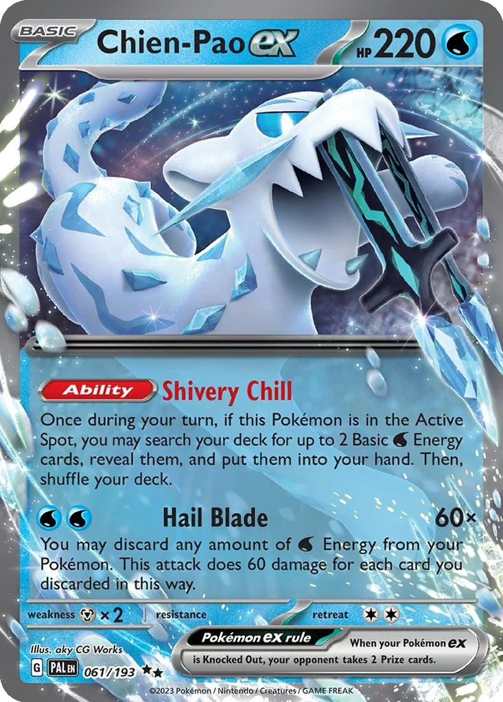 Chien-Pao ex 061/193 Paldea Evolved (Holo)