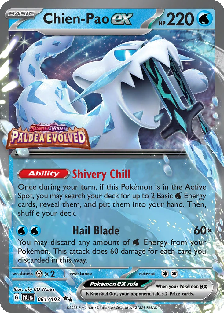 Chien-Pao ex 061/193 Paldea Evolved (Jumbo (Expansion Stamp))