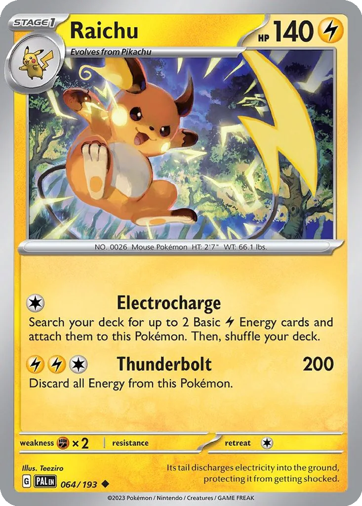 Raichu 064/193 Paldea Evolved (Normal)