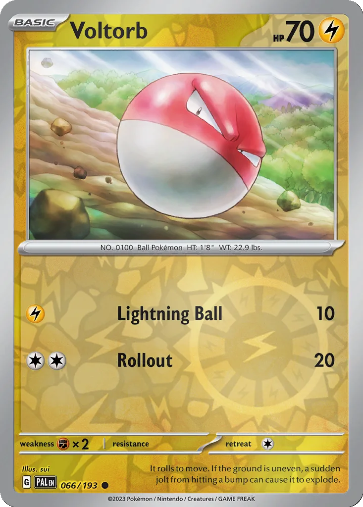 Voltorb 066/193 Paldea Evolved (Reverse holo)