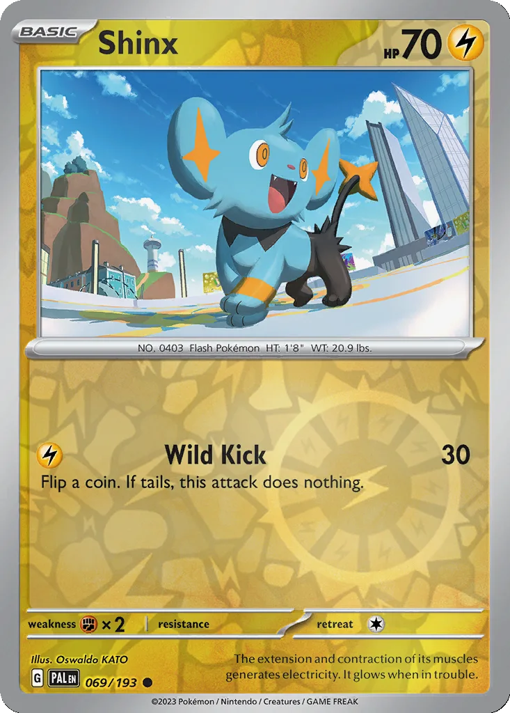 Shinx 069/193 Paldea Evolved (Reverse holo)