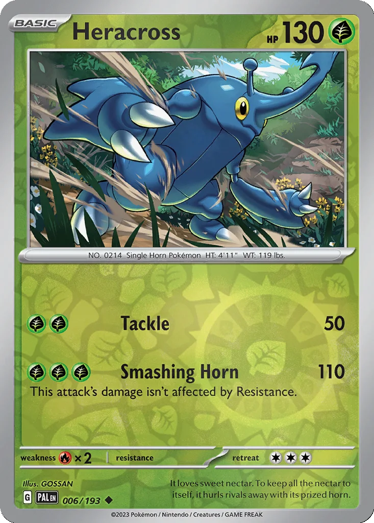 Heracross 006/193 Paldea Evolved (Reverse holo)